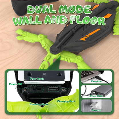 🦎 Lagartija Teledirigida con Ojos LED – El Juguete Más Divertido del Año